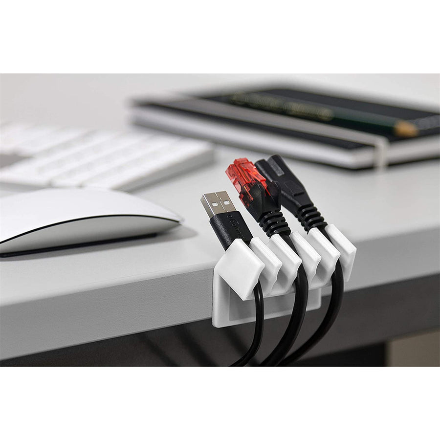 Goobay  70431  Cable Management Clip - White