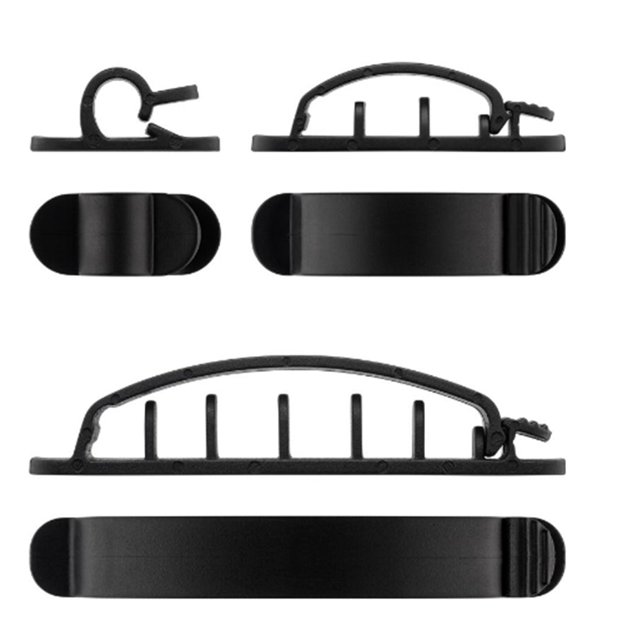 70684 - Goobay Cable Management Clip SET 6-pcs  black
