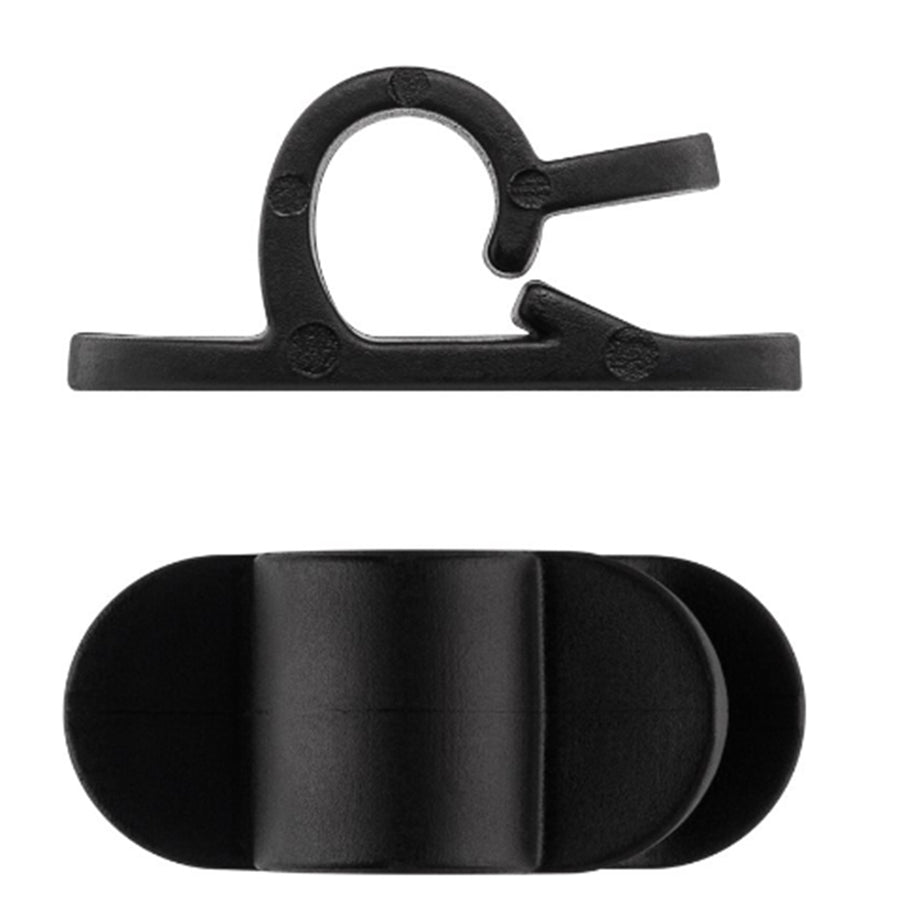 70684 - Goobay Cable Management Clip SET 6-pcs  black