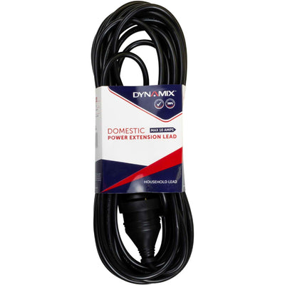 Dynamix  PEXT3MBK 3m Standard Duty Power Extension Lead - Black