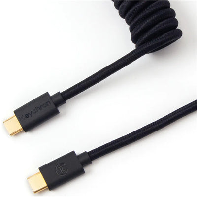Keychron Coiled Type-C Cable Black