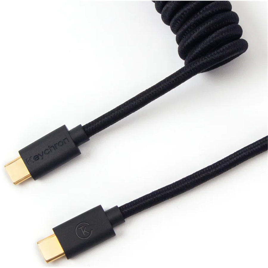 Keychron Coiled Type-C Cable Black