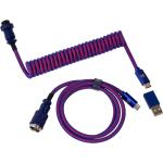KEYC-CAB-1 - Keychron Coiled Aviator Cable-Straight Purple
