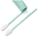 KEYC-CAB-18 – Keychron Spiral-USB-C-Kabel-Gerade Minze