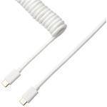 KEYC-CAB-W - Keychron gewickeltes Typ-C Kabel - Gerades Weiß