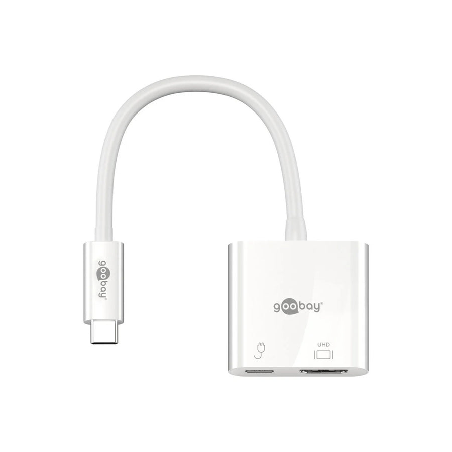 Goobay USB-C HDMI adapter (4k 60 Hz)3A/60W white