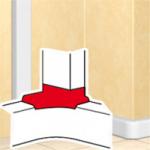 LGD-10764 - Legrand DLP PVC Eckverbinder für 65x150mm