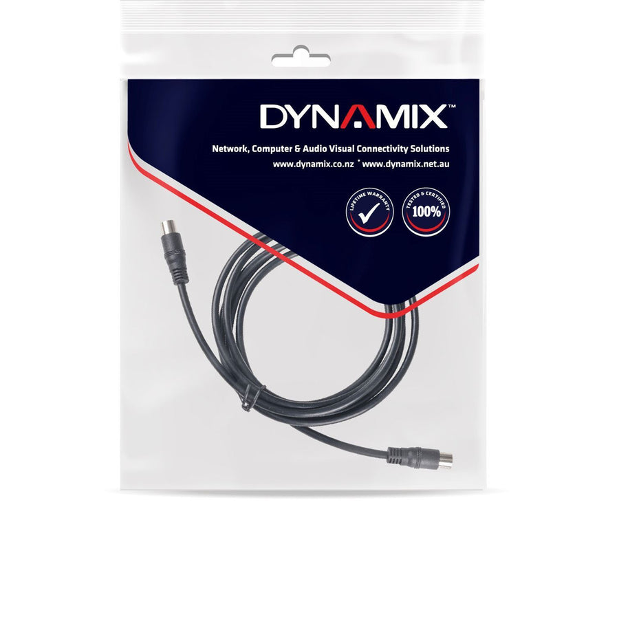 DYNAMIX CA-RF-MM5 - 5m RF Coaxial Male to Male Cable