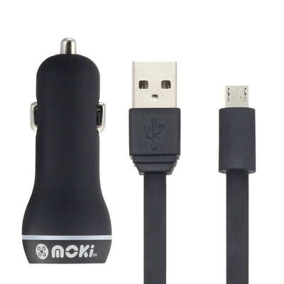 MOKI Recharge ACC-MUSBMCAR - *Moki MicroUSB SynCharge Cable + Car*