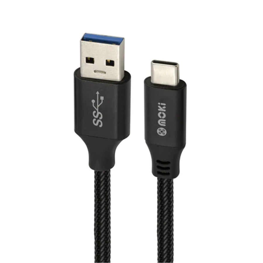 MOKI Recharge ACC-TCUSB30 - Moki SynCharge Mesh-Kabel USB 3.0 USB-C auf USB-A