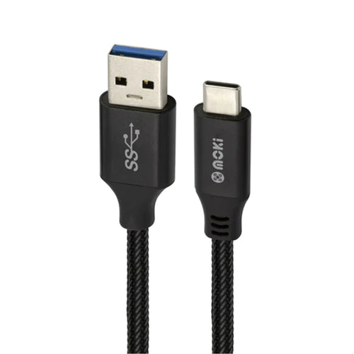 MOKI Recharge ACC-TCUSB30 - Moki SynCharge Mesh Cable USB 3.0 USB-C to USB-A