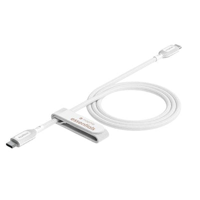 ZAGG 409912186 - Mophie Essential Cable 60W C C Kabel - Weiß weich geflochten - 1m