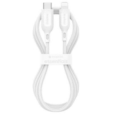 ZAGG 409912194 - Mophie Essential Cable C Lightning Kabel - Weiß geflochten - 1m