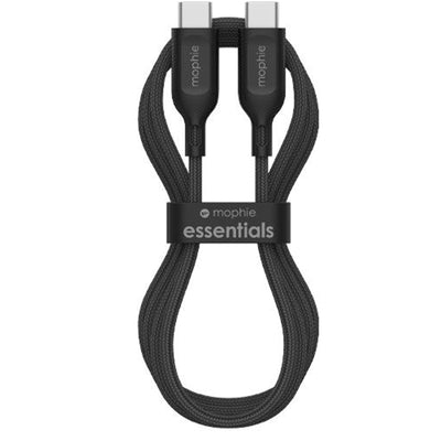 Mophie   Premium - 60W USB-C Cable - 1m - Black