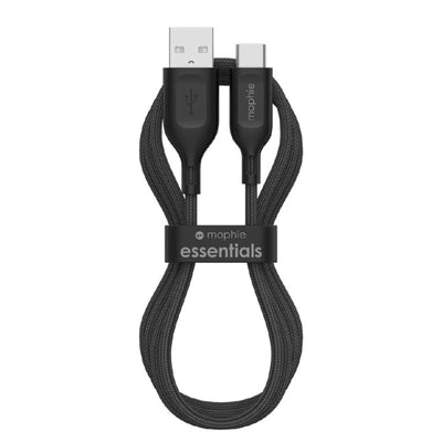 ZAGG Mophie Essential Cable A C Cable - Black soft braided - 1m