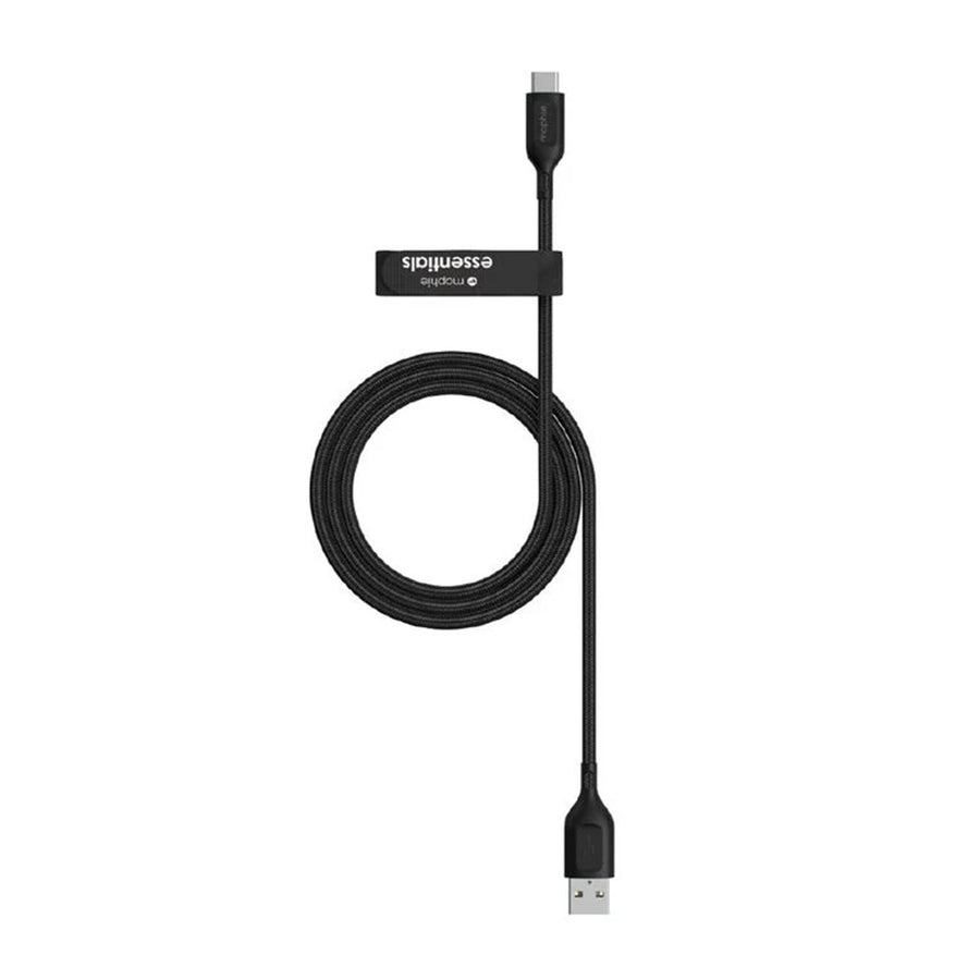 ZAGG Mophie Essential Cable A C Cable - Black soft braided - 1m