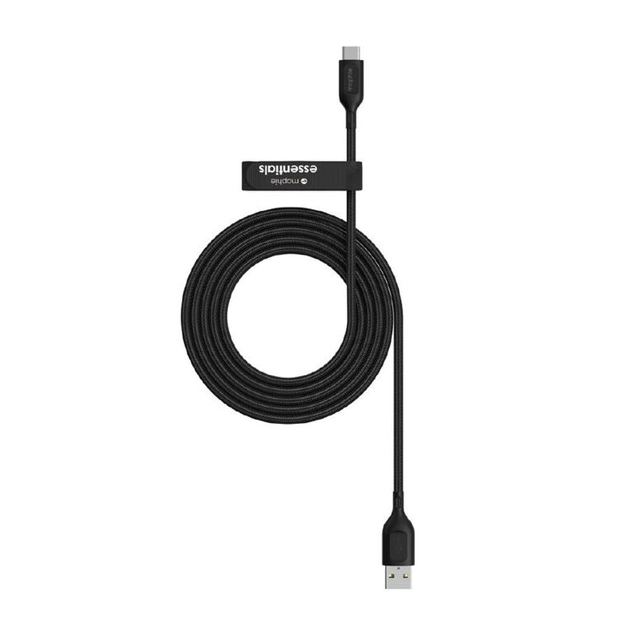 ZAGG 409912241 - Mophie Essential Cable A C Kabel - Schwarz, weich geflochten - 2m