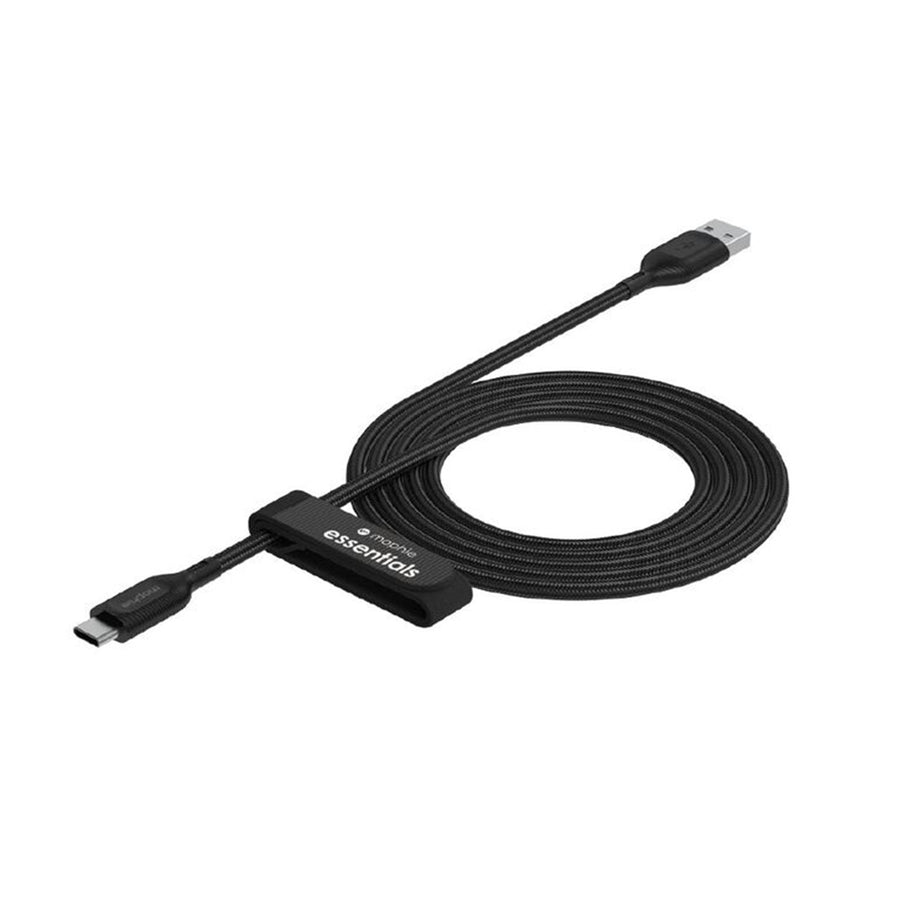ZAGG 409912241 - Mophie Essential Cable A C Kabel - Schwarz, weich geflochten - 2m