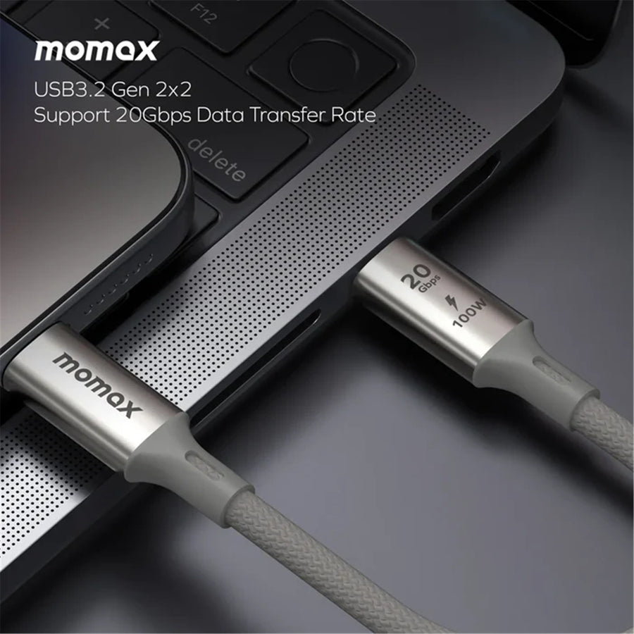 Momax Elite  100W USB-C Cable - 2m - Black