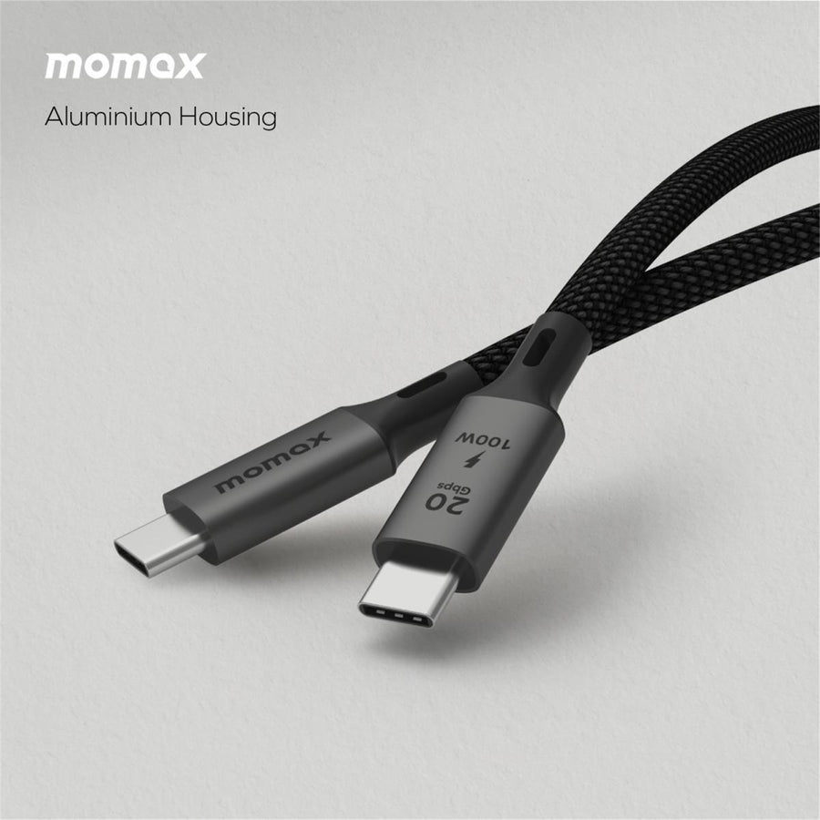 Momax Elite  100W USB-C Cable - 2m - Black