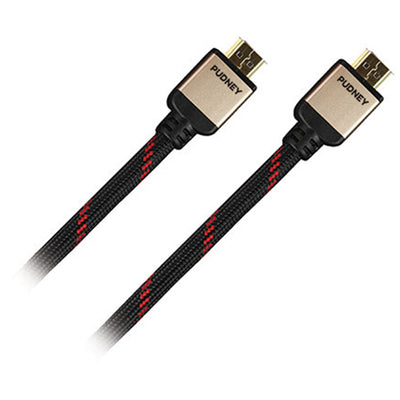 Pudney Home PG1505 - Pudney Premium High Speed HDMI Cable with Ethernet Plug to Plug, 5 Metre – Black