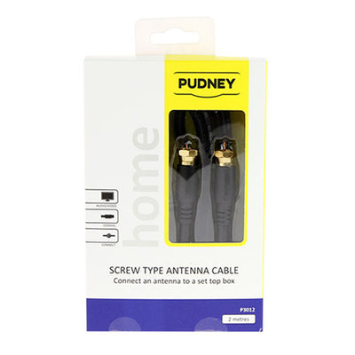 PUDNEY RG6 Koaxial F-Stecker Kabel - 2m