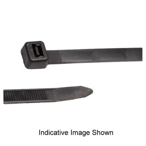 Powerforce  POWCT2007BK-100 UV Resistant - Nylon 6/6 Cable Tie - 200mm x 7.6mm - Black - 100 Pack