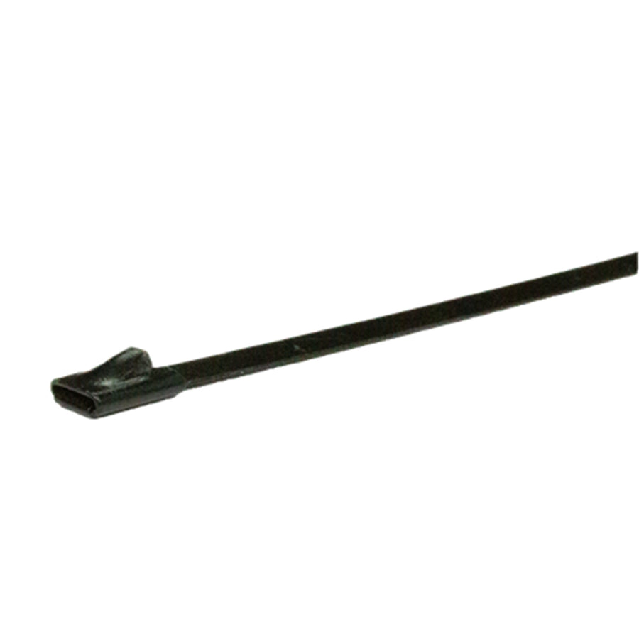 POWERFORCE POWCTSS2004-100 - 4.6 x 200mm 316L Stainless Steel Cable Ties Pack of 100 667N/68kgs Tensile Strength