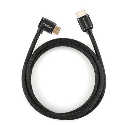 Promate PROLINK4K1-300 - 4K HDMI rechtwinklig 24K vergoldet. High-Speed Ethernet. 3D. Geflechtummantelt