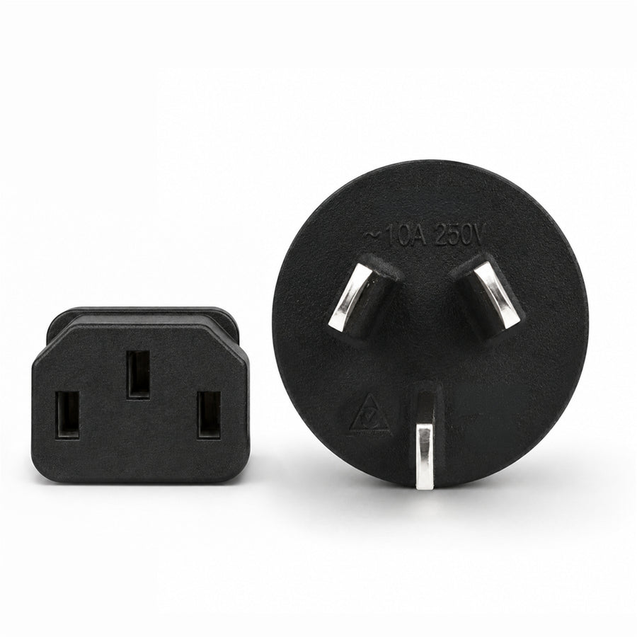 Dynamix  C-POWERC 10A 3 Pin Plug to IEC C13 Power Cord - 1.8m - Black