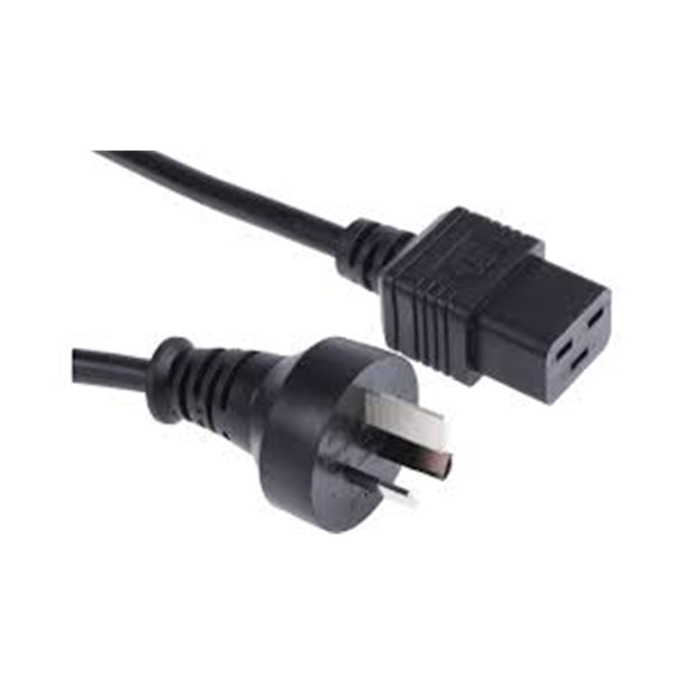 Unspecified C-PC15A - 3 Pin Power Lead (M) to IEC C19 (M) 2m Power Cable - Bulk
