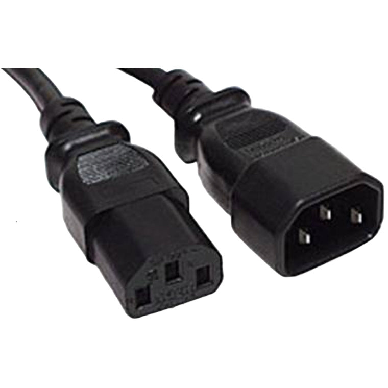 RackPower CM0CC150 10A C14-auf-C13-Kabel – 1,5 m – Schwarz
