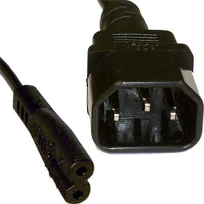 RackPower  CM0CF300 10A C14 to C7 Cable - 3m - Black