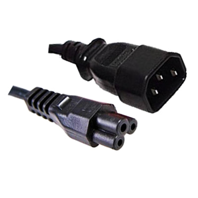 RackPower  CM0CL050 10A C14 to C5 Cable - 50cm - Black