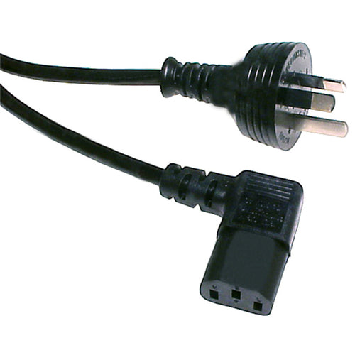 RackPower  CM0NC100-SL 10A 3-Pin to C13 Cable - 1m - Black