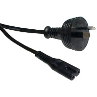 RackPower  CM0NF030 10A 2-Pin to C7 Cable - 30cm - Black