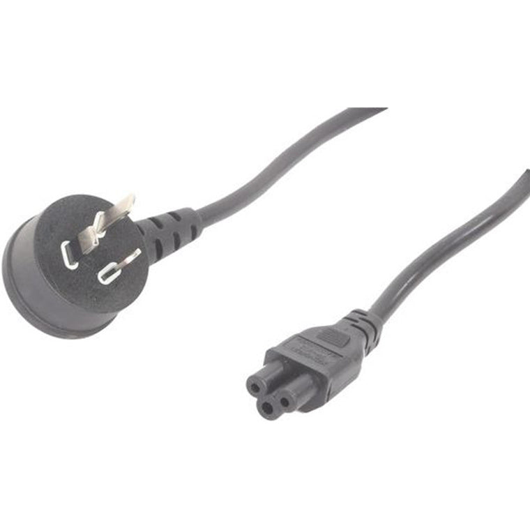 RackPower  CM0NL100-PS 10A 3-Pin to C5 Cable - 1m - Black