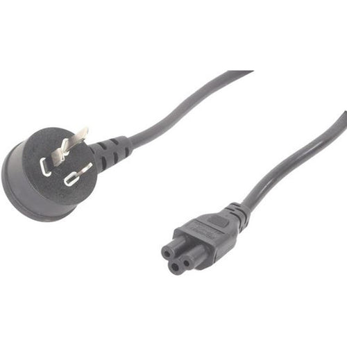 RackPower  CM0NL100-PS 10A 3-Pin to C5 Cable - 1m - Black