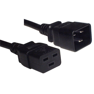 RackPower  CM2CC300 16A C20 to C19 Cable - 3m - Black