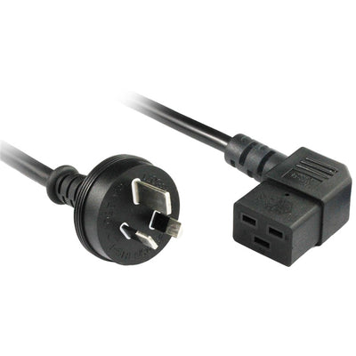 RackPower  CM2NC200-SR 15A - 16A C19 3-Pin to C19 Cable - 2m - Black