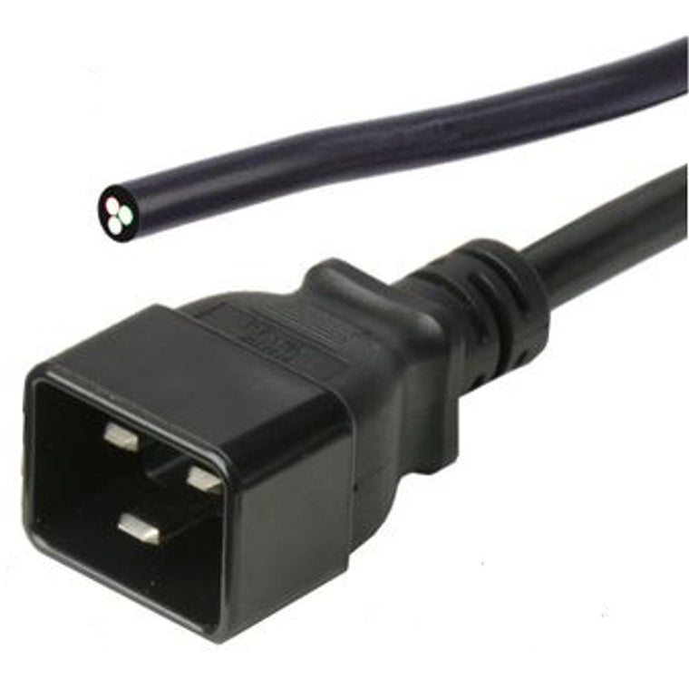 RackPower CM3CX300-2X - C20 auf 3m 2.5mm2 zu blankem Ende