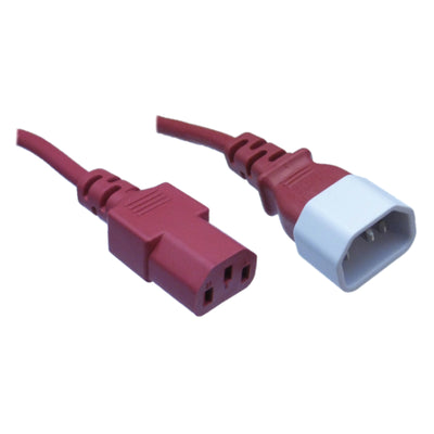RackPower  CM1CC200R 10A C14 to C13 Cable - 2m - Red