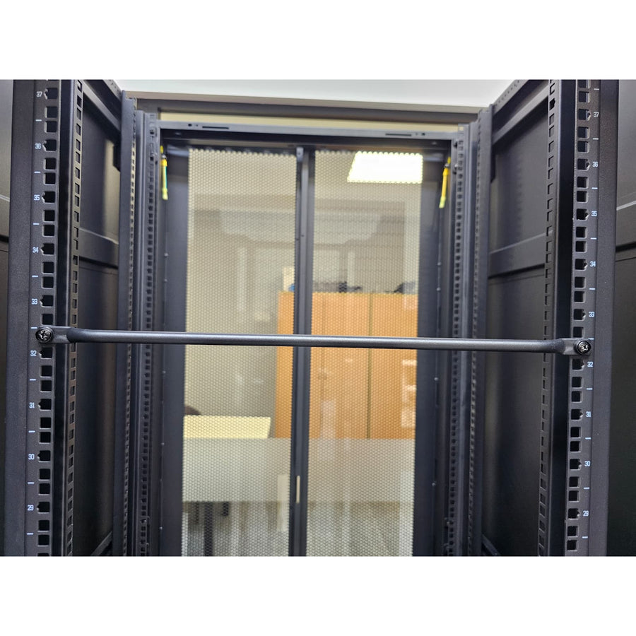 RackPower CM031 - Horizontale Kabelführungsleiste 1HE Schwarz