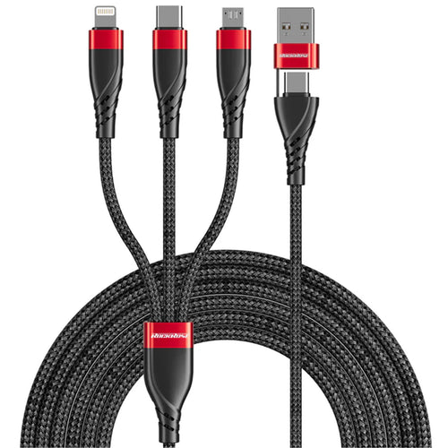 RockRose Hercules Movefree  5-in-1 Charging Cable - 1m