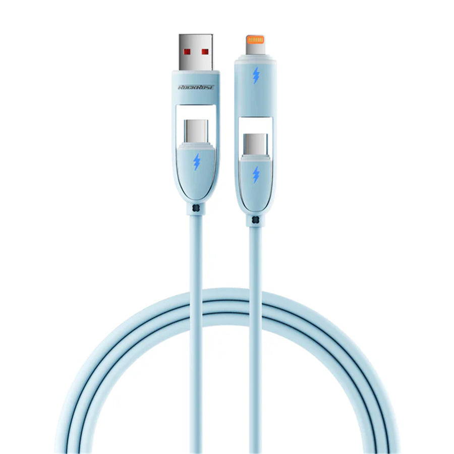 RockRose Hercules  60W 4-in-1 Charging Cable - 1m