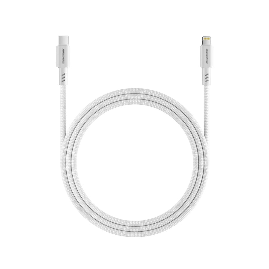 RockRose Asics CL 27W USB-C to Lightning Cable - 1m - Light Grey