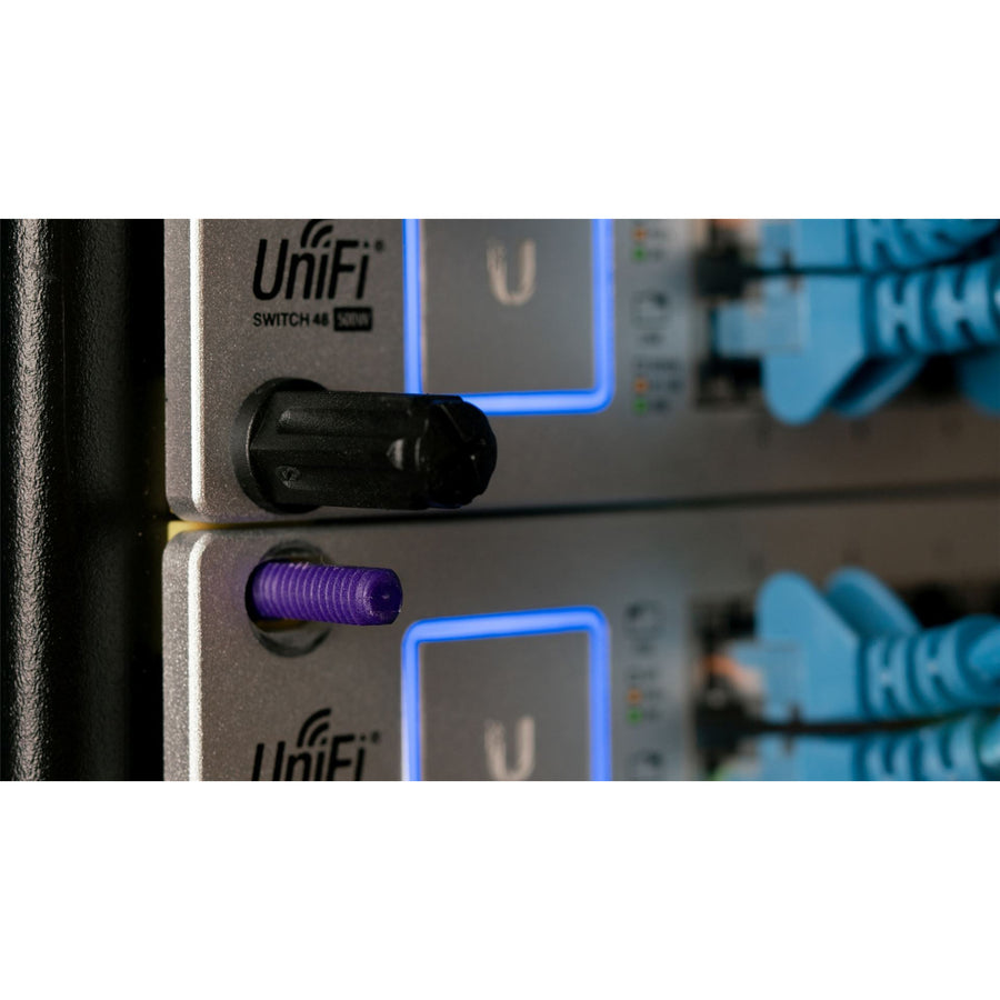 RACKSTUDS RSL220P - Series II 20-pack Purple Smart Rack Mounting System. Replacement for Cage Nuts