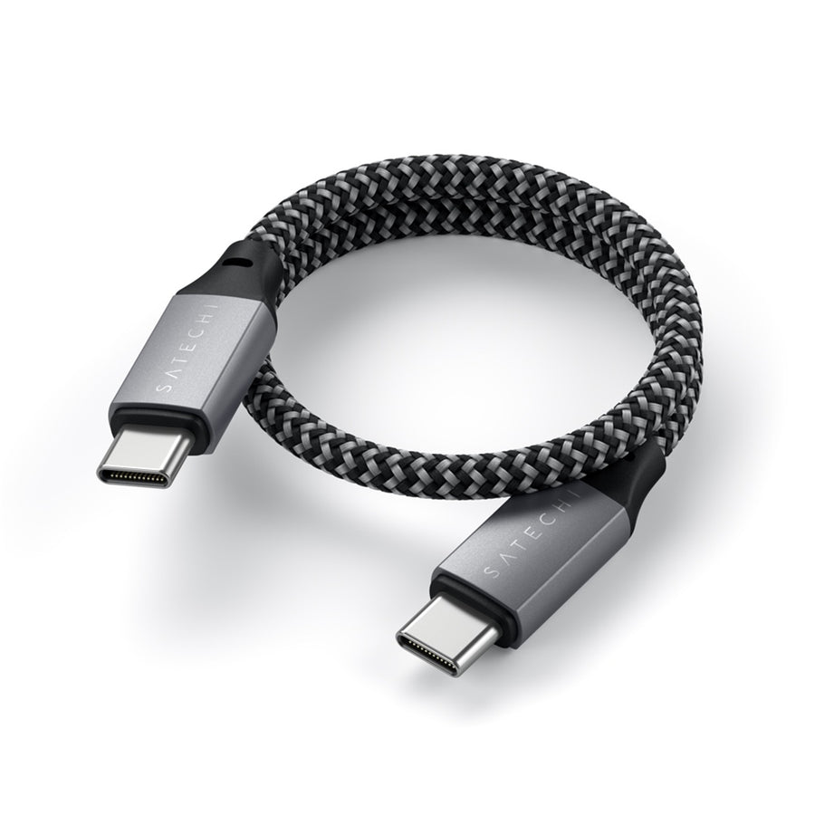 SATECHI USB-C Kabel - 25cm - Space Grey
