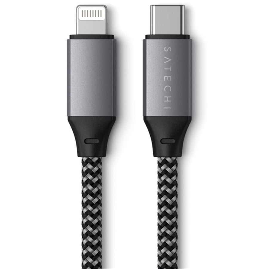 SATECHI    USB-C to Lightning Cable - 25cm - Space Grey