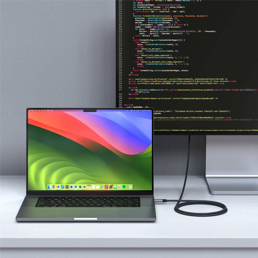 SATECHI Pro USB4 USB-C Cable - 1.2m - Space Grey